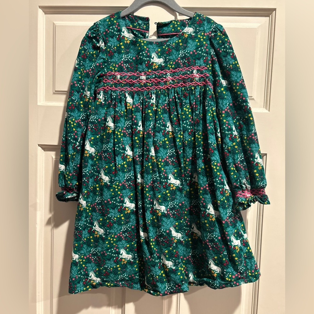 Mini Boden Unicorn Print Dress